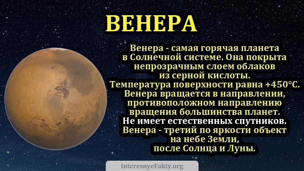 Планета Венера – интересные факты (+видео)