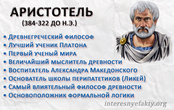 Аристотель и болтун &ndash; Интересные факты