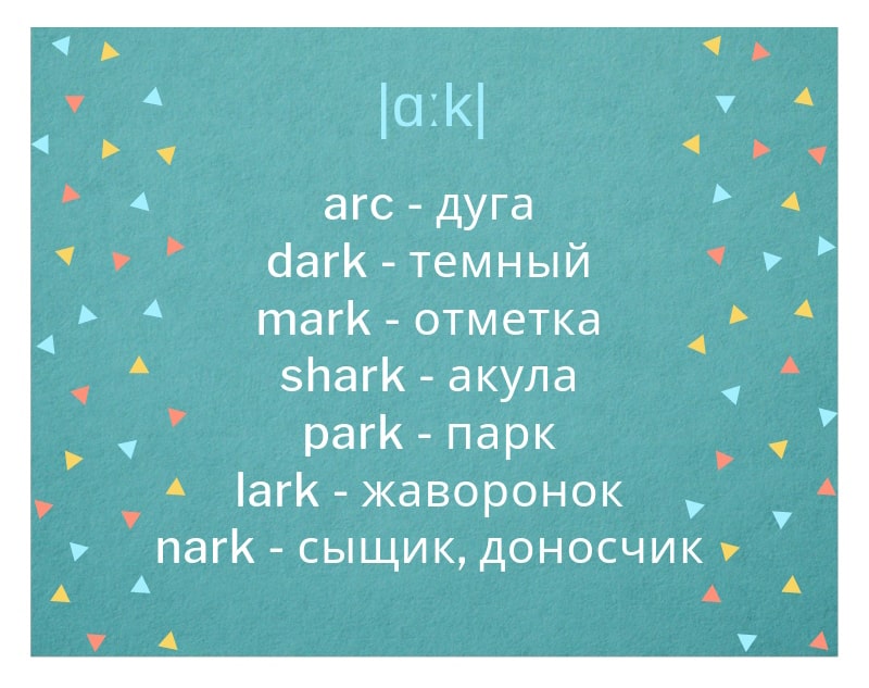 Близкие по звучанию английские слова