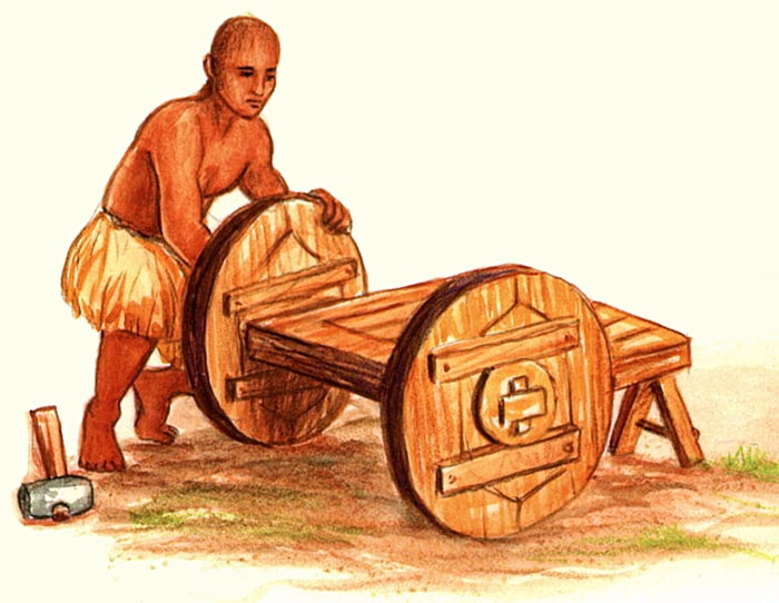 Изобретение колеса - переворот в истории